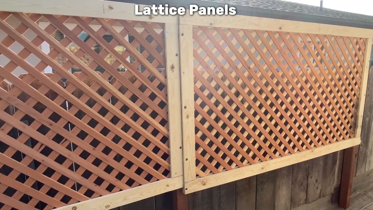 lattice panels