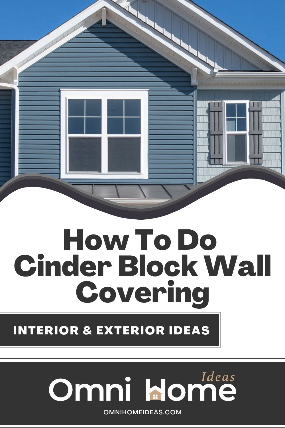 how to do cinder block wall covering 1