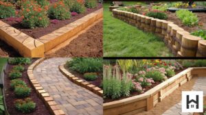 landscape timbers patio paver edging 01