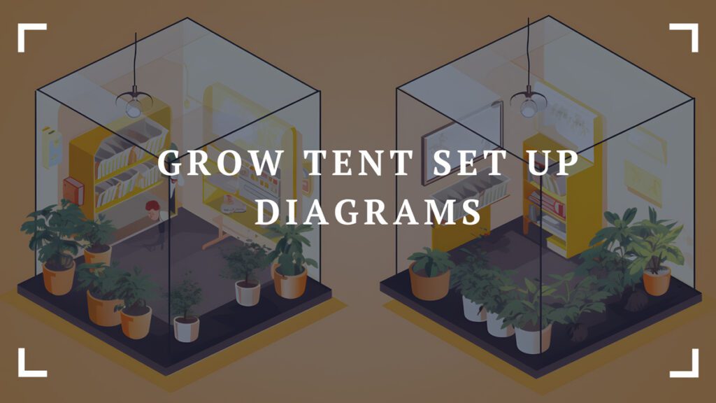 grow tent set up diagram