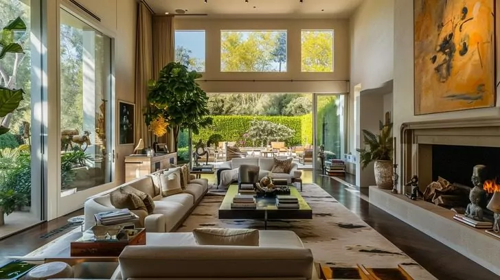 bruce springsteen house in beverly hills living spaces exploring the living room and family areas