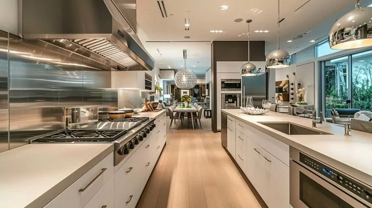 bruce springsteen house in beverly hills the kitchen