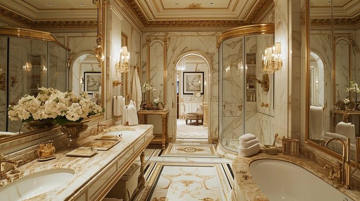 carlos slim house in new york bathrooms