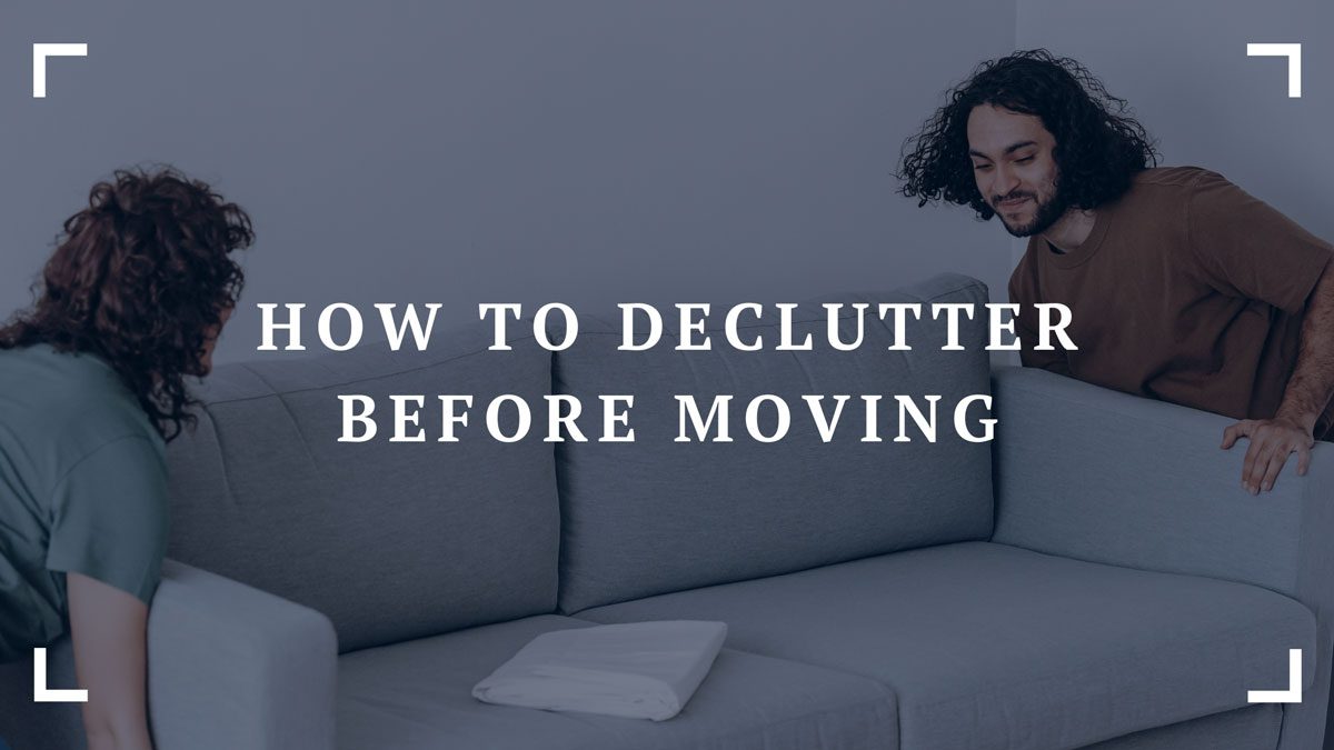 how to declutter before moving