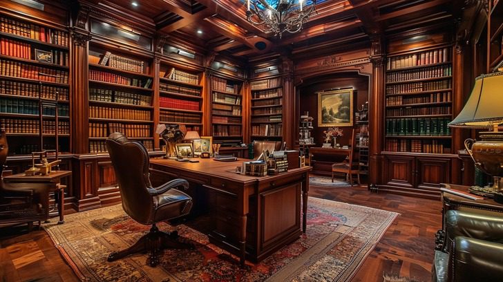 jeff bezos house in beverly hills the library and office