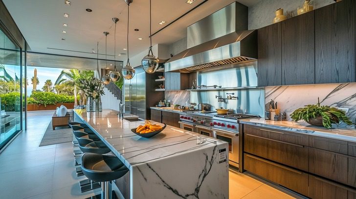 marc benioff house in san francisco the kitchen culinary excellence in design