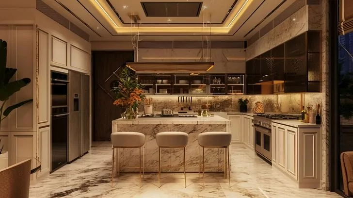 mukesh ambani house in mumbai modern kitchen design having state of the art appliances