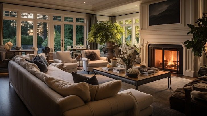pete carroll house in hunts point luxurious comfort living room design elements