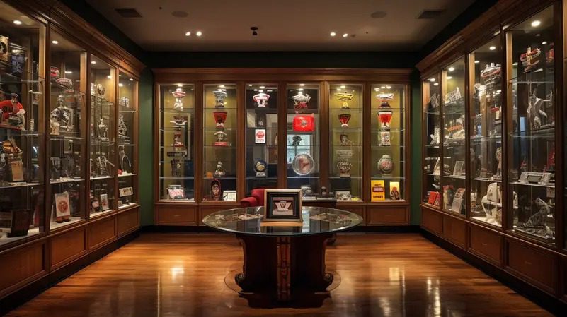 special mention the trophy room and its design significance