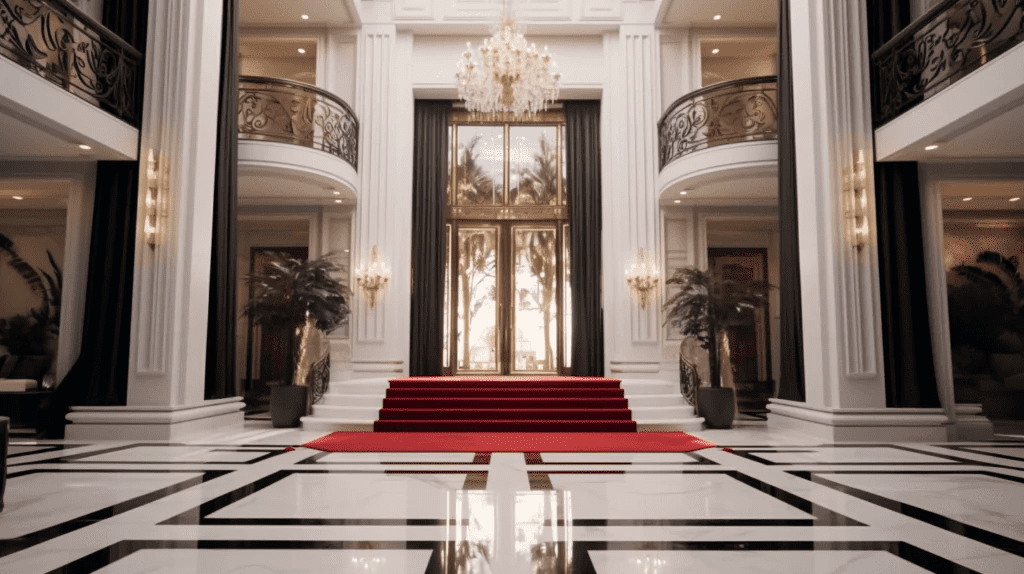 the grand entrance