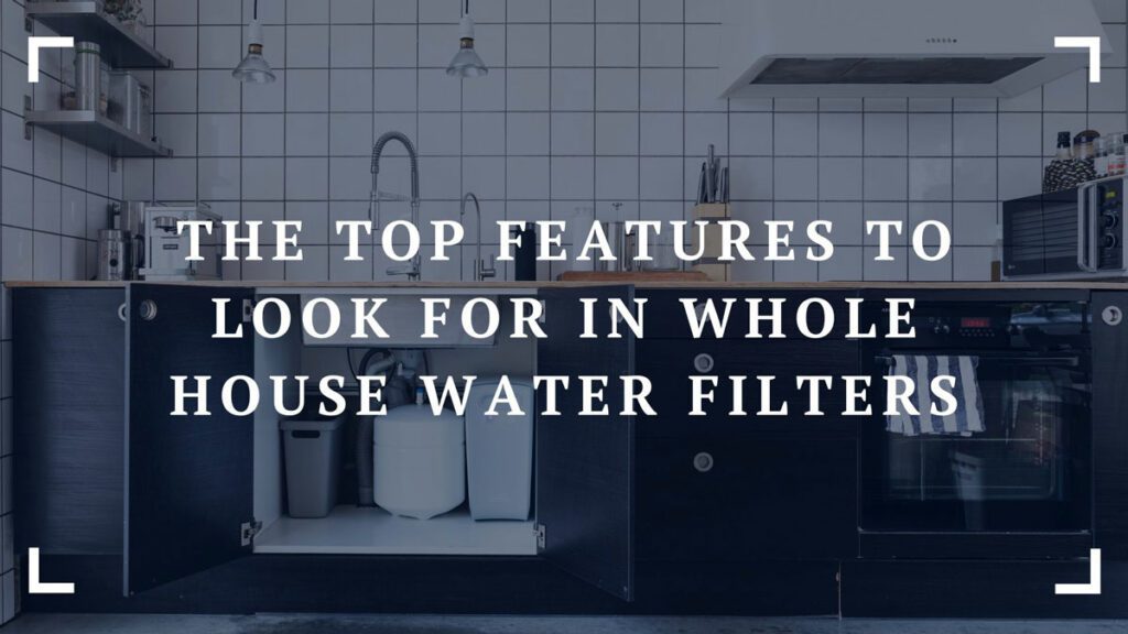 the top features to look for in whole house water filters
