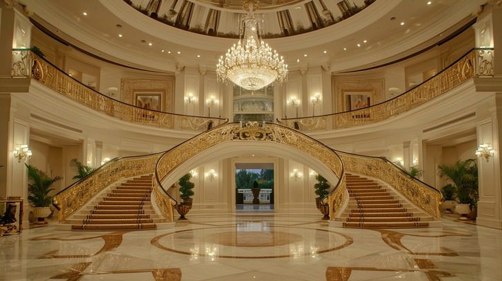 celine dion house in jupiter island the grand entrance and foyer