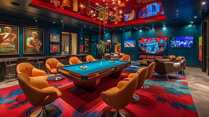 floyd mayweather house in sunny isles beach the game room