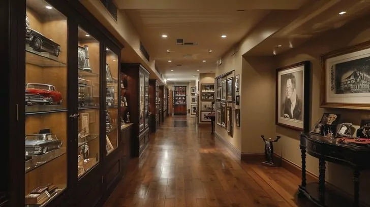 jay leno house in beverly hills memorabilia displays