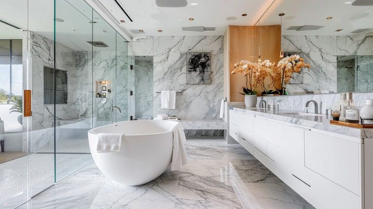 lizzo house in beverly hills bathrooms luxury and privacy