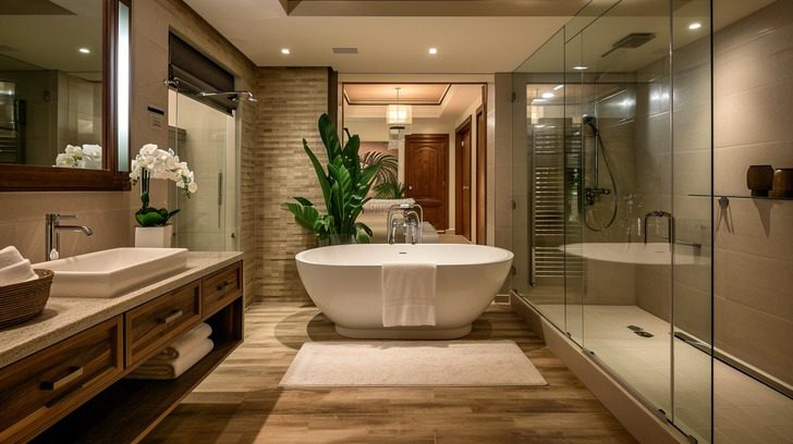 pamela andersons house in malibu bathrooms – a blend of comfort and opulence