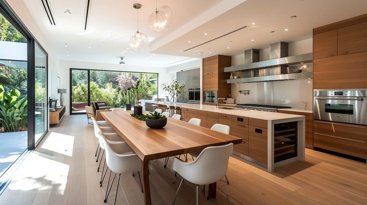 pamela andersons house in malibu kitchen and dining – blending functionality with aesthetics