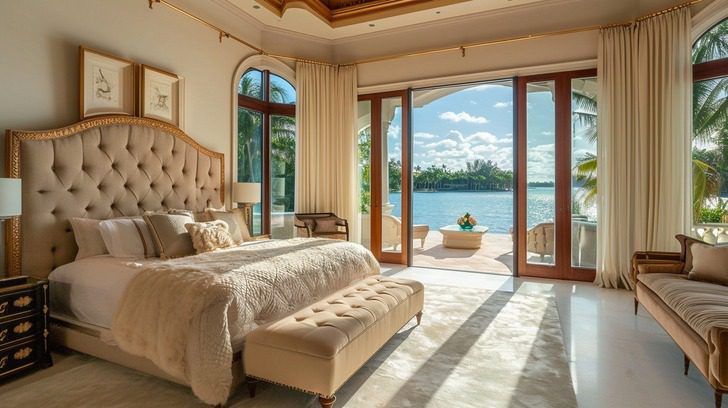 rick ross house in miami master suite