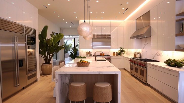 ricky martin house in miami the gourmet kitchen