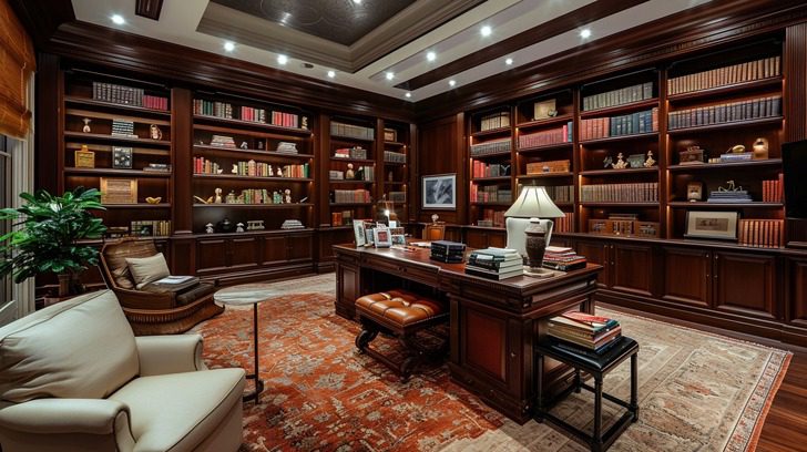 tony robbins house in manalapan the study room