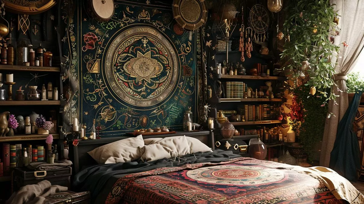 wall of wonders witchy bedroom wall decor ideas