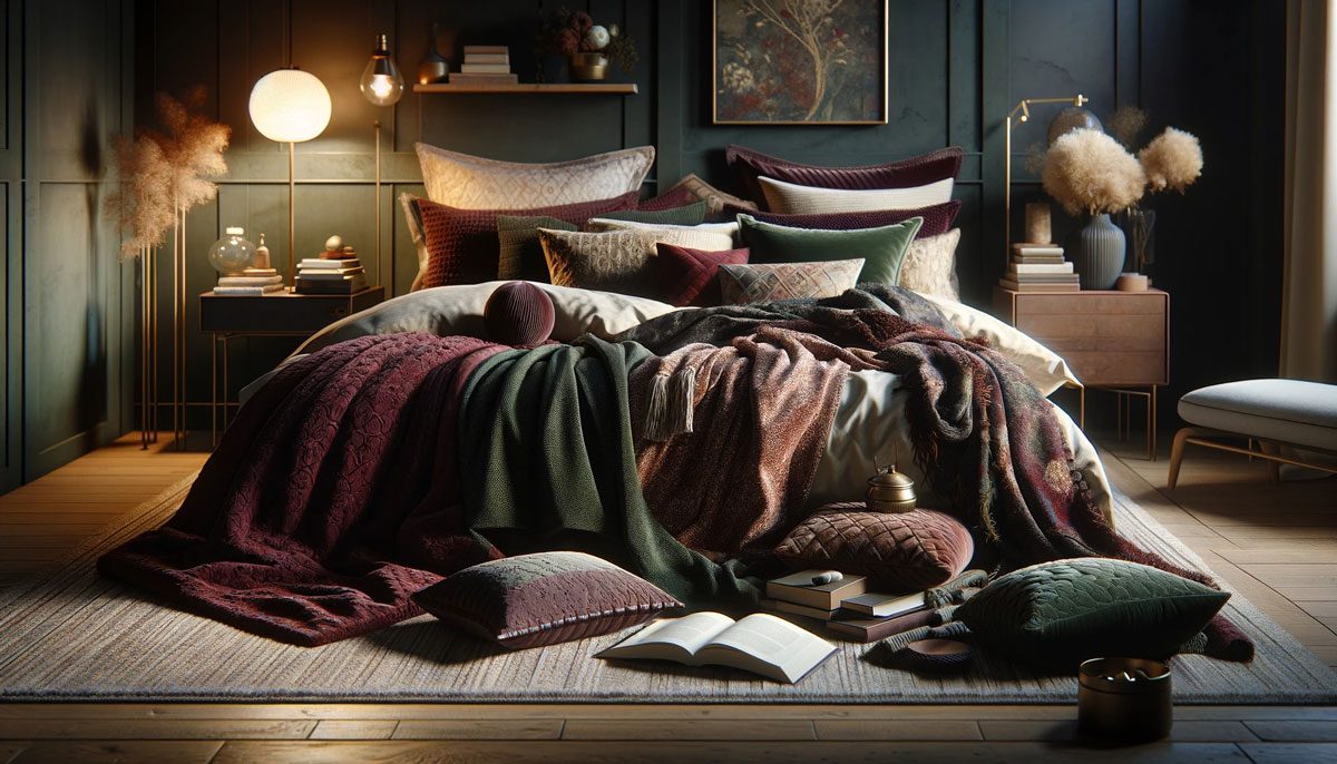 13. select cozy and thematic bedding