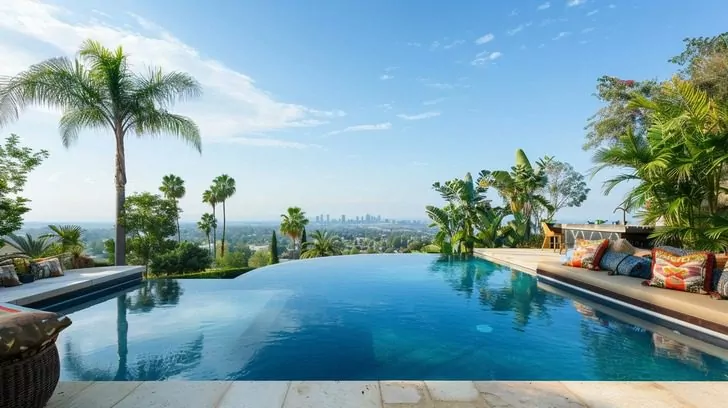 drew careys house in los angeles an oasis outdoors