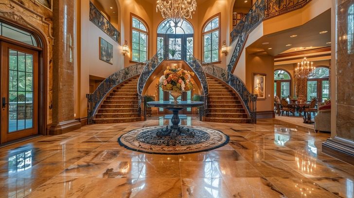 george lucas house in los angeles entryway and foyer first impressions and decor style