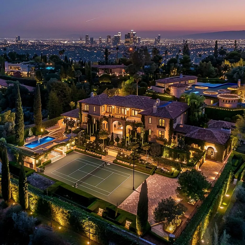 lebron james's house in los angeles