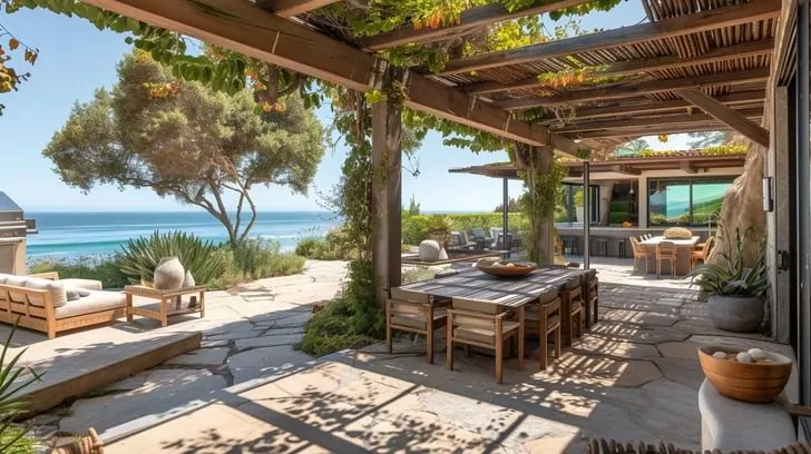 matthew mcconaugheys house in malibu the outdoor living areas