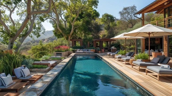 robert downey jrs house in malibu the centerpiece a luxurious saltwater pool