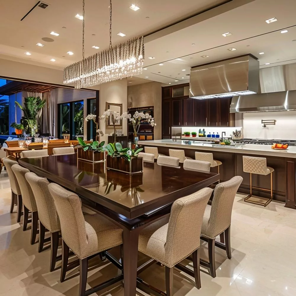 dr dre house gourmet kitchen and dining