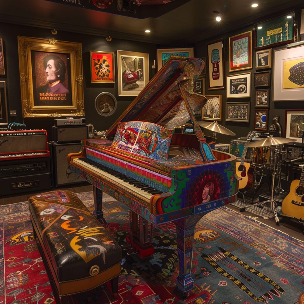 paul mccartney house in london the music studio