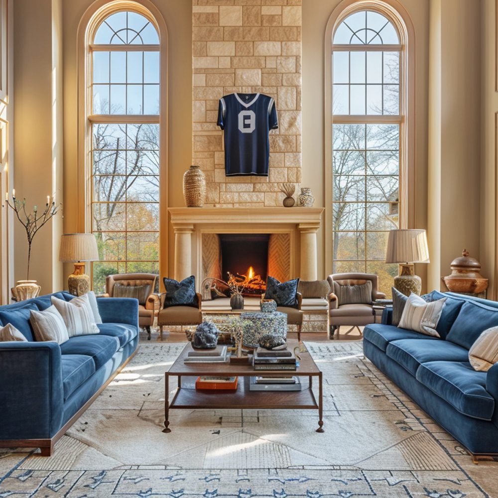 eli manning house living room