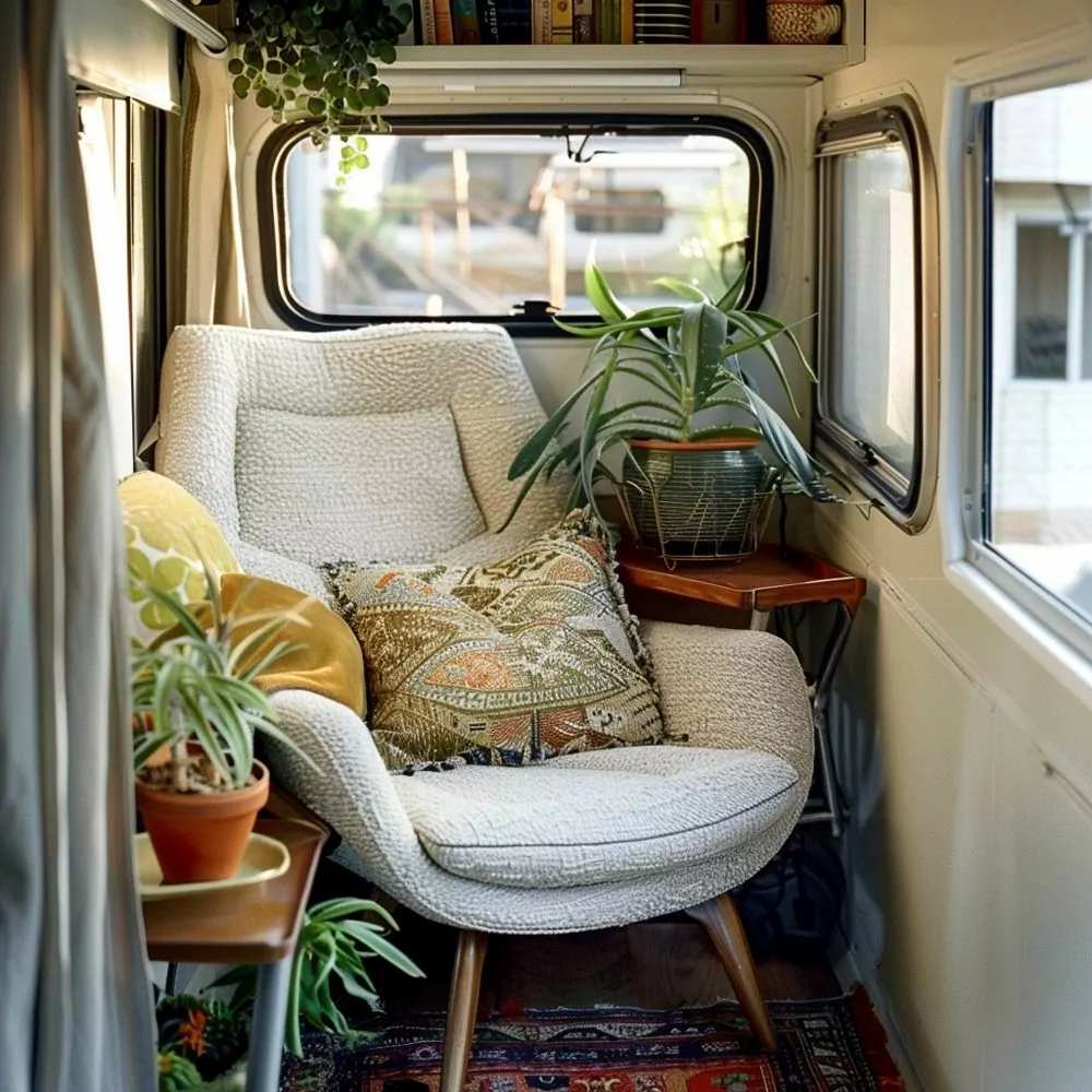 create a small camper zen corner 03