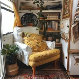 create a small camper zen corner 04