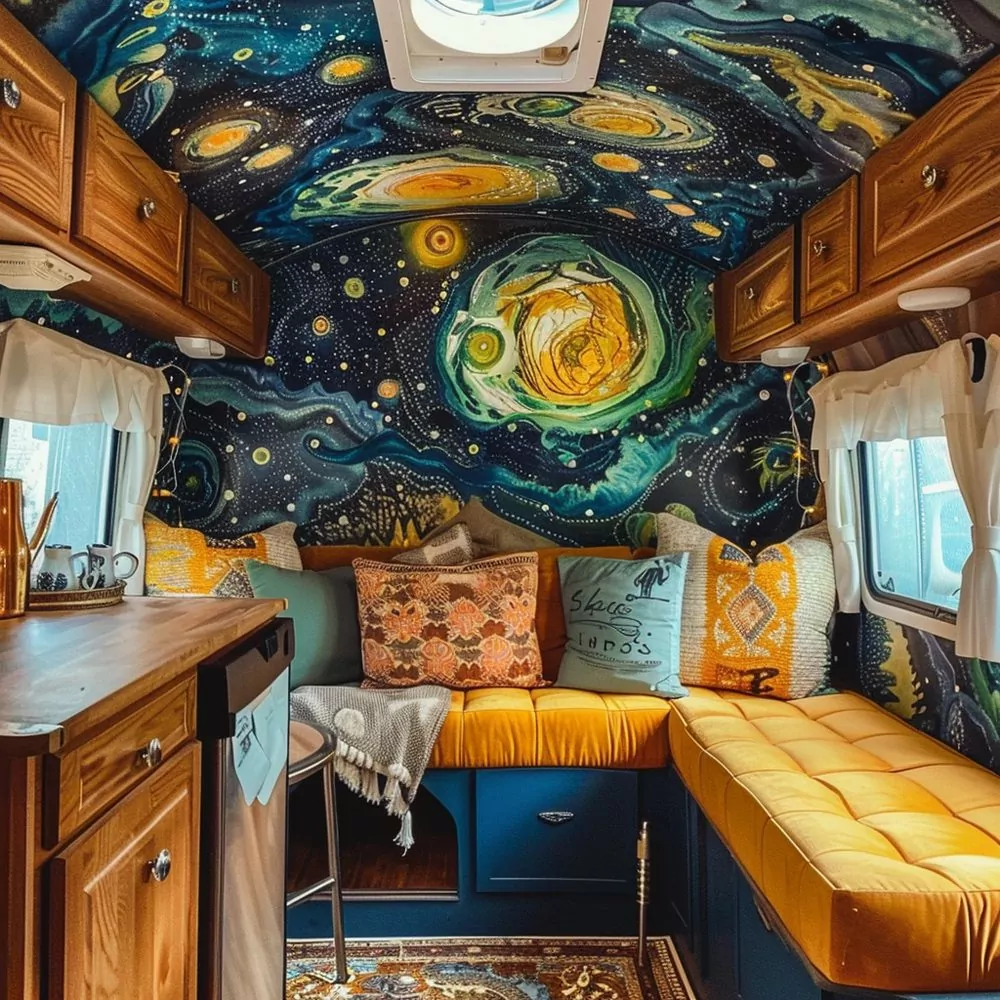 incorporate artistic elements in small camper 01