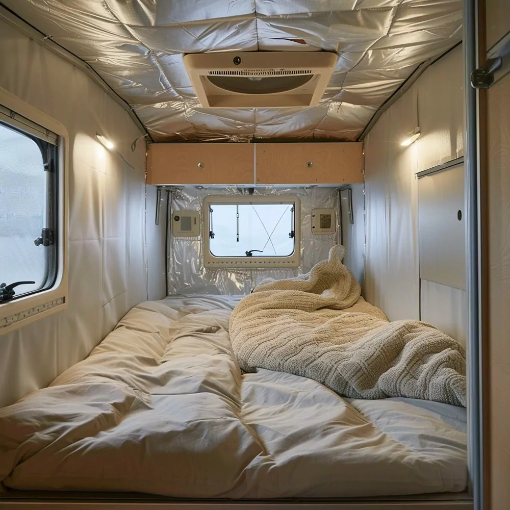 install small camper high quality insulation 03