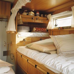 optimize every inch with clever storage in small camper 03