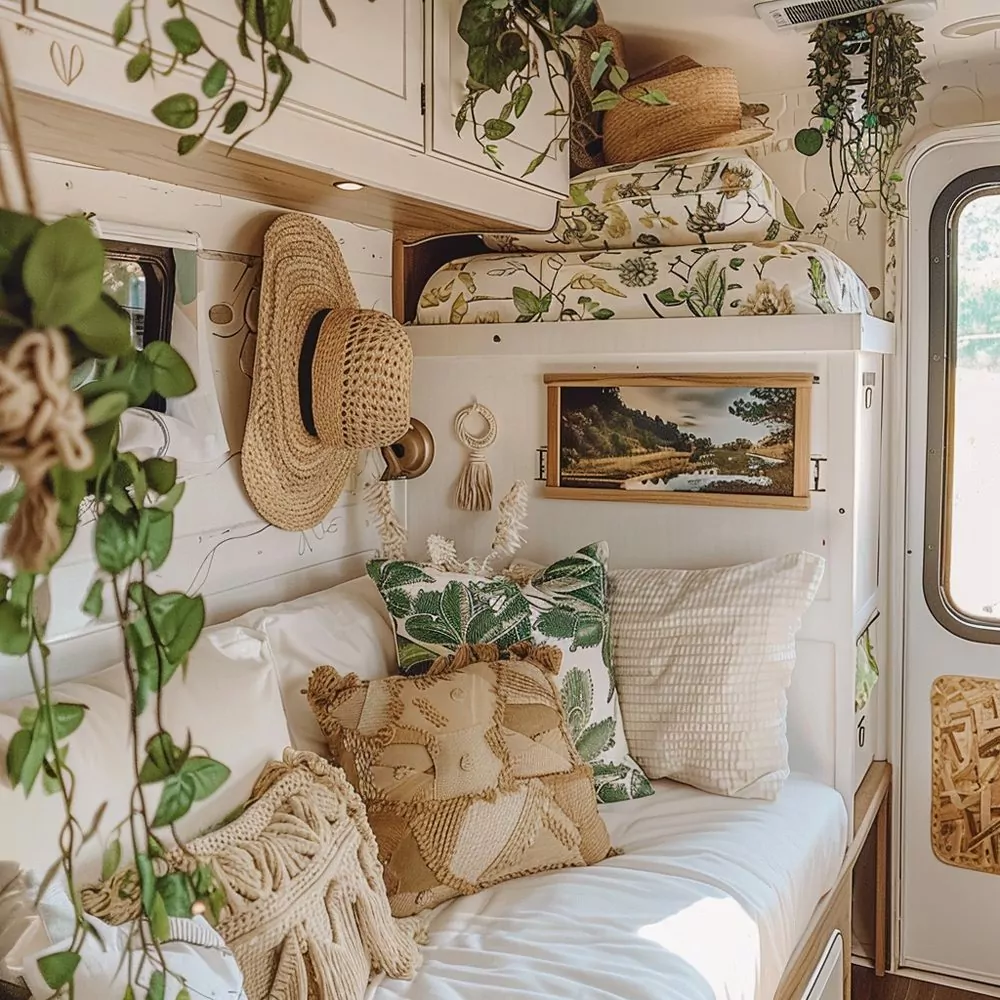 personalize your space in small camper 01