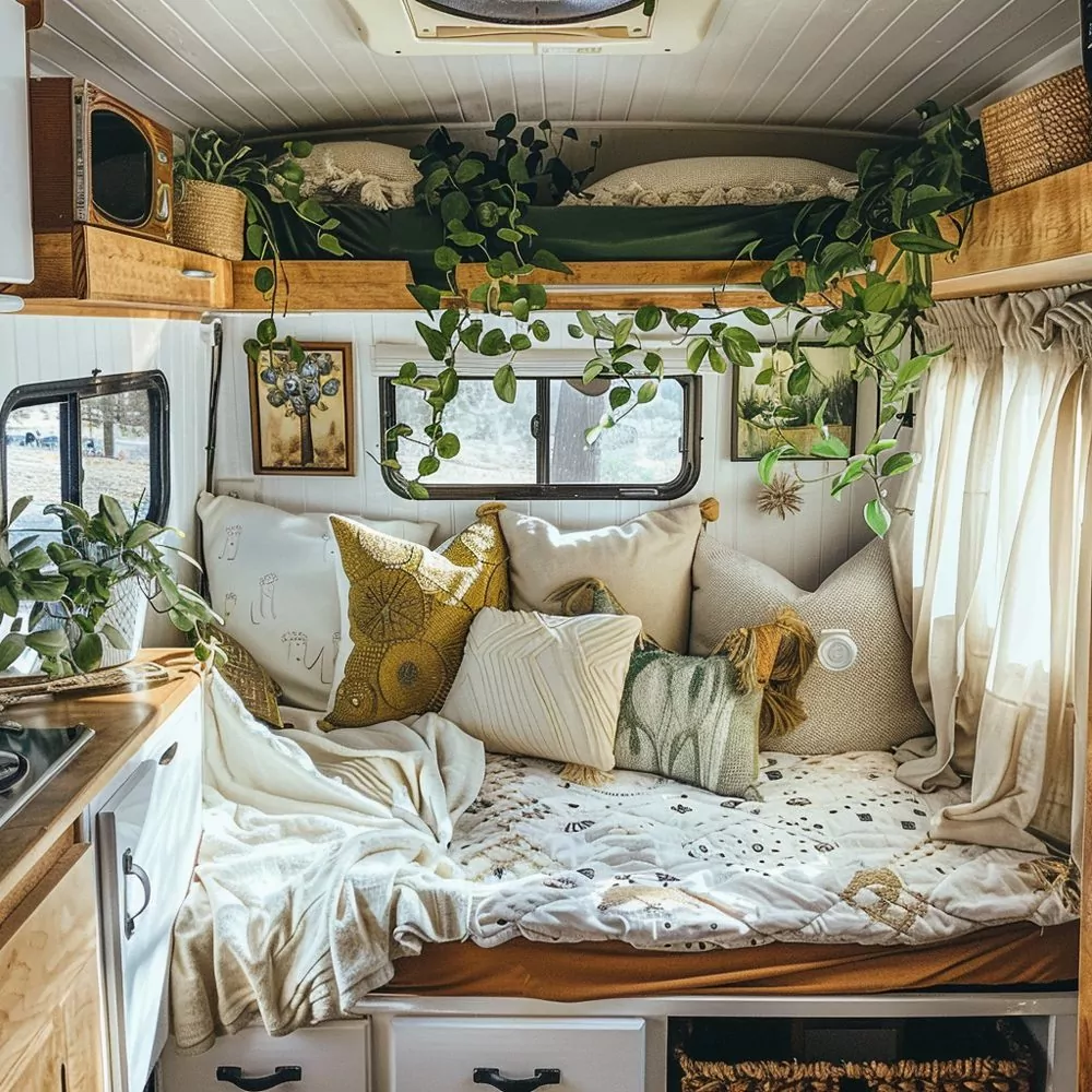 personalize your space in small camper 03