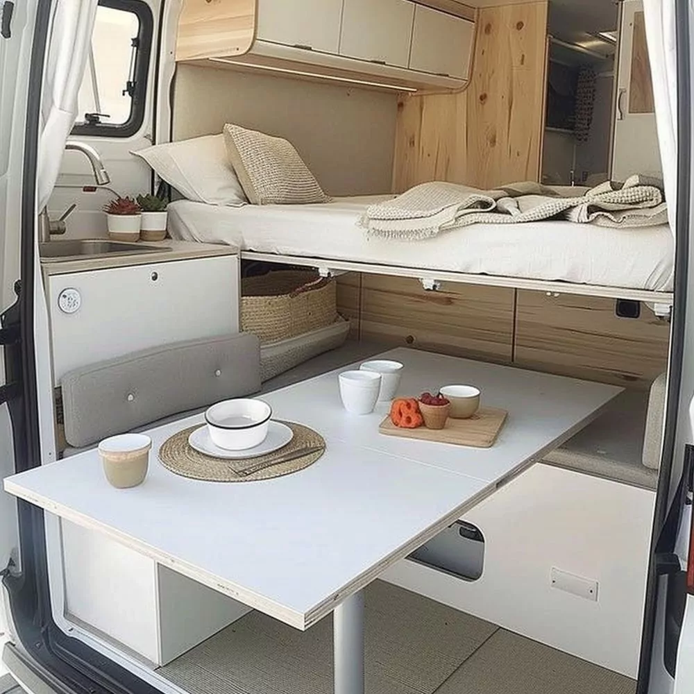 small camper multifunctional furniture 01