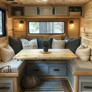 small camper multifunctional furniture 03