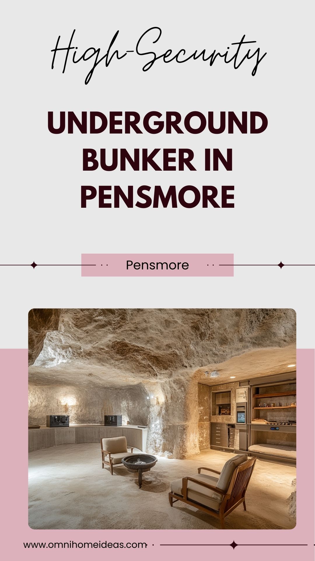 high security underground bunker in pensmore