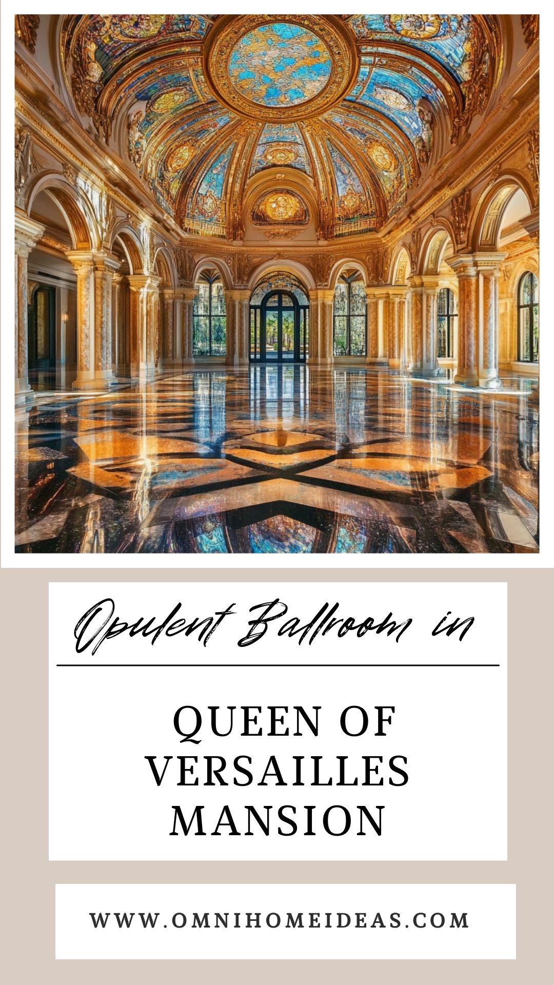 opulent ballroom in queen of versailles mansion