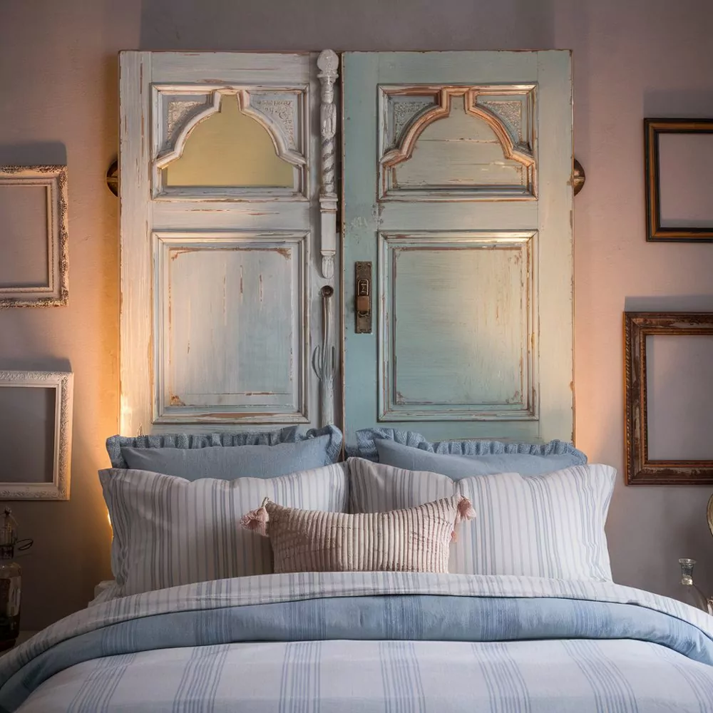 010 vintage door headboard