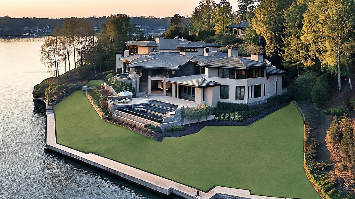 denny hamlin house on lake norman