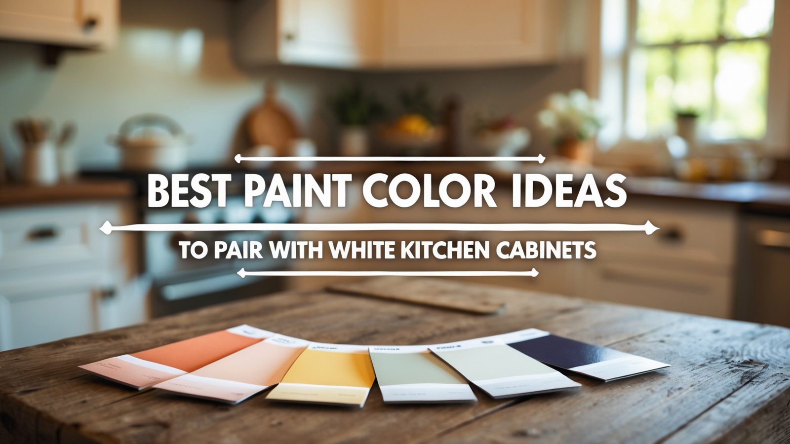 Best Paint Color Ideas To Pair With White Cabinets