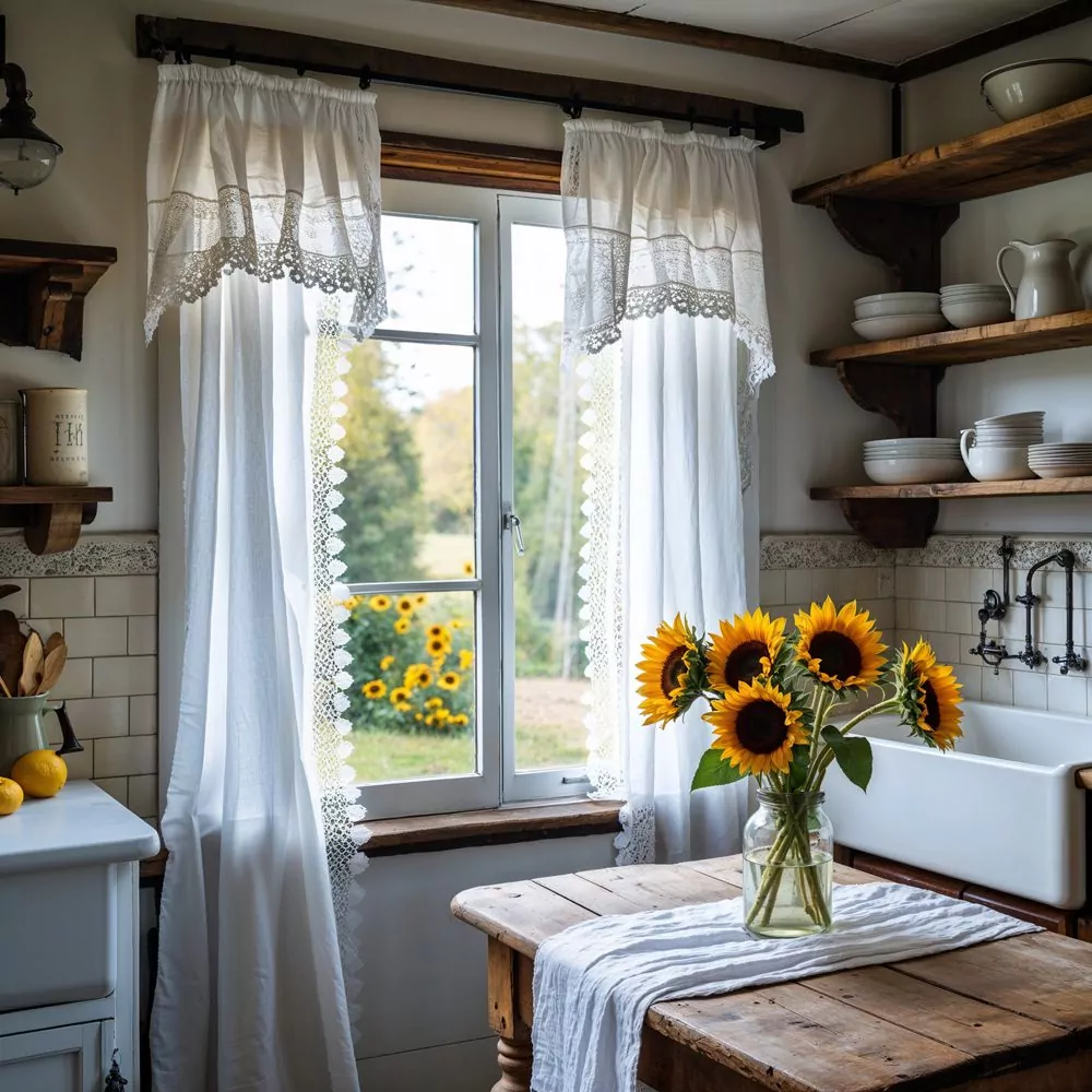 cozy caf%c3%a9 curtains for kitchen sliding doors