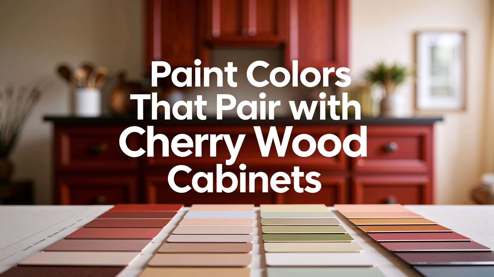 Paint Colors That Pair With Cherry Wood Cabinets